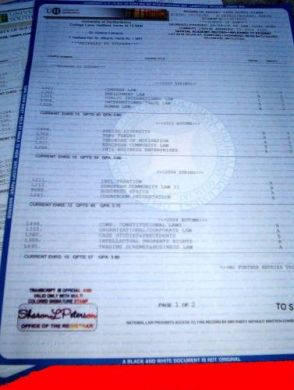 Fake Transcripts - FREE DOWNLOAD