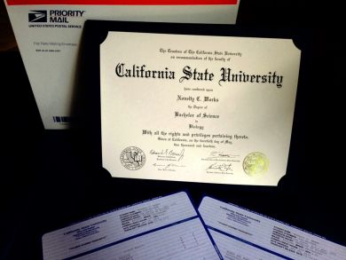 Certificate, Transcript, and Diploma Paper